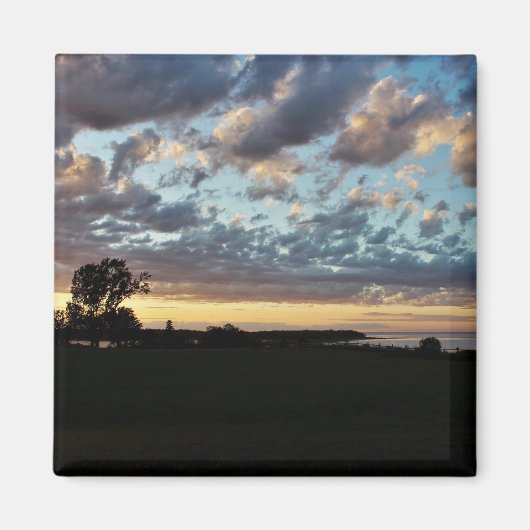Zonsondergang bij het Provinciale Park van het Magneet (Voorkant)