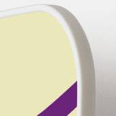 Zonsondergang bij het strand Kleurrijke Abstracte Pickleball Paddle (Links Detail)