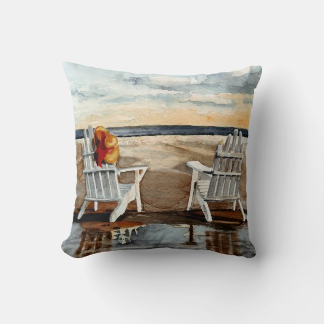 Zonsondergang bij het strand kussen (Voorkant)