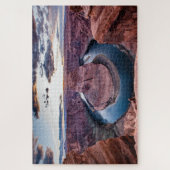 Zonsondergang bij Horsehoe Bend Legpuzzel (Verticaal)