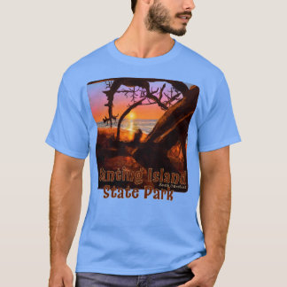 Zonsondergang bij Hunting Island State Park South  T-shirt