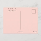 Zonsondergang bij Iles de los Republic of Guinea Briefkaart (Achterkant)