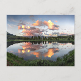 Zonsondergang bij Little Molas Lake - Colorado Tra Briefkaart