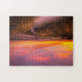 Zonsondergang bij Mayflower Beach op The Cape Legpuzzel (Horizontaal)