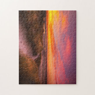 Zonsondergang bij Mayflower Beach op The Cape Legpuzzel