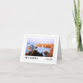 Zonsondergang bij Mevagissey Harbour, Cornwall Kaart