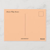 Zonsondergang bij Monaco City Briefkaart (Achterkant)