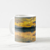 Zonsondergang bij Monastery Beach, Carmel, Califor Koffiemok (Voorkant links)