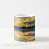 Zonsondergang bij Monastery Beach, Carmel, Califor Koffiemok (Center)