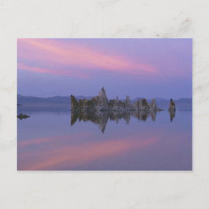 Zonsondergang bij Mono Lake, CA. Briefkaart