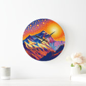 Zonsondergang bij Mount Everest Grote Klok (Huis)