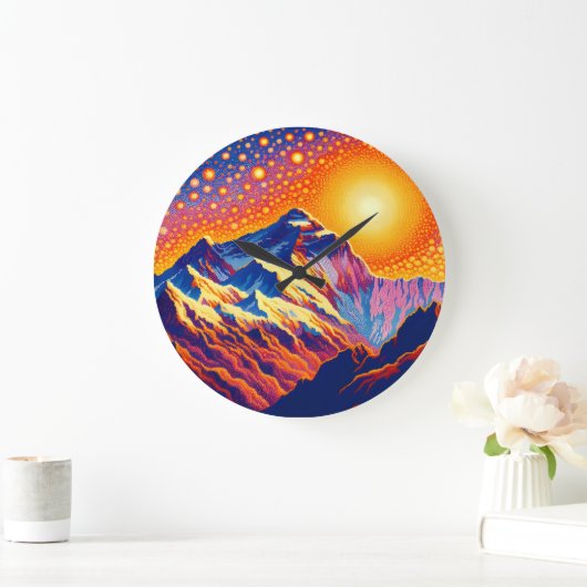 Zonsondergang bij Mount Everest Grote Klok (Huis)