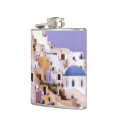 Zonsondergang bij Oil, Santorini 2 Heupfles (Links)