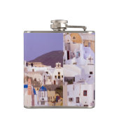 Zonsondergang bij Oil, Santorini 2 Heupfles (Achterkant)