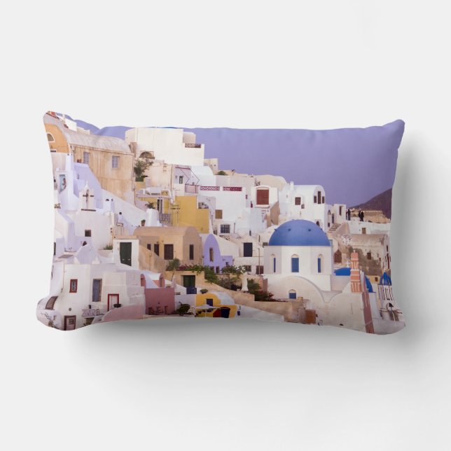 Zonsondergang bij Oil, Santorini 2 Kussen (Voorkant)