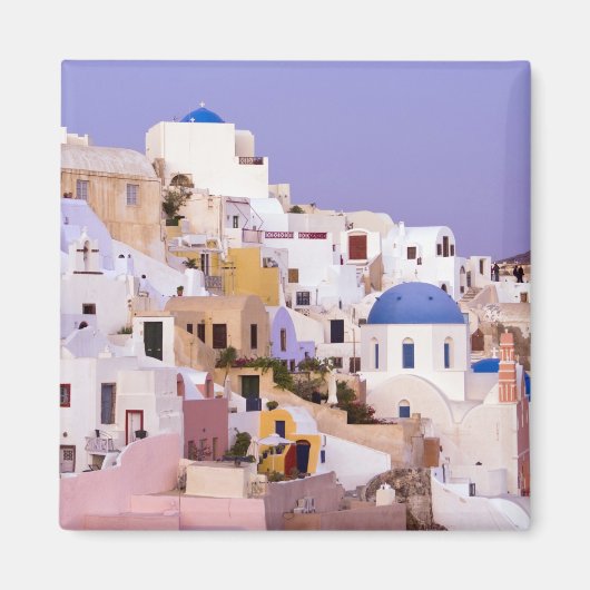 Zonsondergang bij Oil, Santorini 2 Magneet (Voorkant)