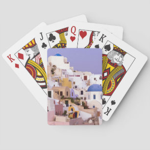 Zonsondergang bij Oil, Santorini 2 Pokerkaarten