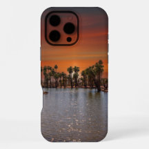 Zonsondergang bij Papago Park IPhone Hoesje