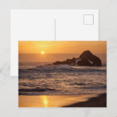 Zonsondergang bij Pfeiffer Beach Briefkaart (Voorkant / Achterkant)