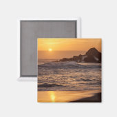 Zonsondergang bij Pfeiffer Beach Magneet (Voorkant / Achterkant)