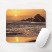 Zonsondergang bij Pfeiffer Beach Muismat (Met muis)