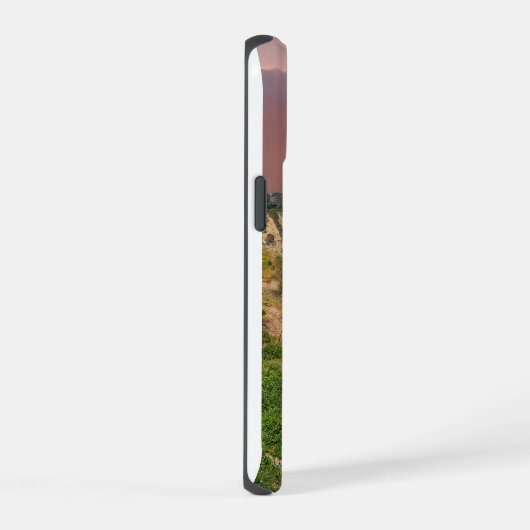 Zonsondergang bij Point Dume in Malibu iPhone 15 Case (Rechterkant)