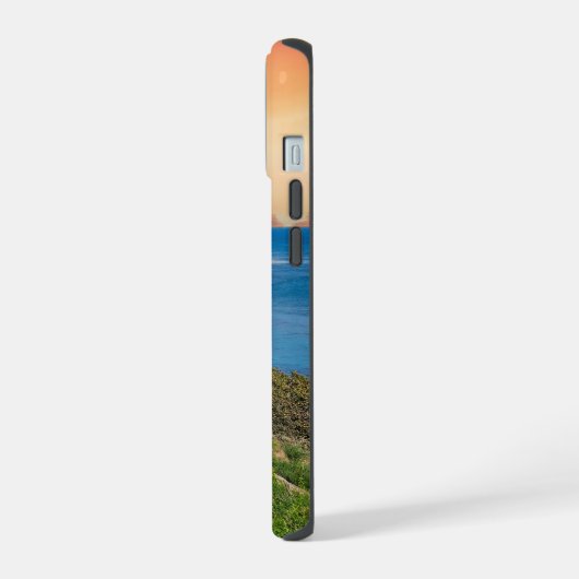 Zonsondergang bij Point Dume in Malibu iPhone 15 Case (Linkerkant)