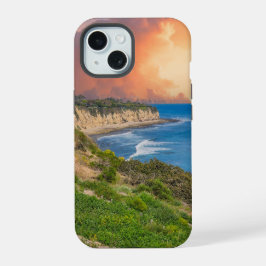 Zonsondergang bij Point Dume in Malibu iPhone 15 Case