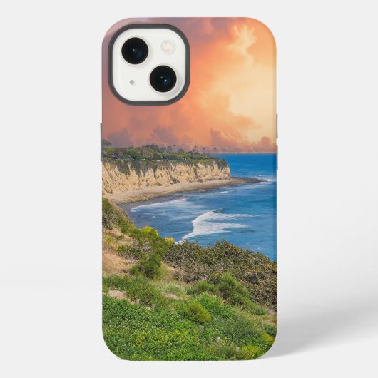 Zonsondergang bij Point Dume in Malibu iPhone Hoesje (Achterkant)