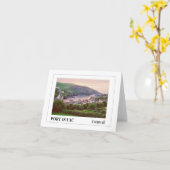 Zonsondergang bij Port Isaac, Cornwall Kaart (Gele Bloem)