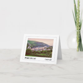 Zonsondergang bij Port Isaac, Cornwall Kaart