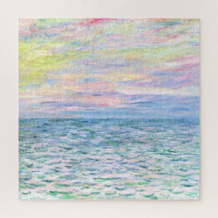 Zonsondergang bij Pourville door Monet Legpuzzel