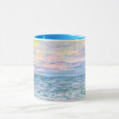 Zonsondergang bij Pourville door Monet Mok (Midden)