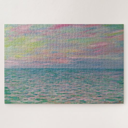 Zonsondergang bij Pourville, Open Zee 1882 – Claud Legpuzzel (Horizontaal)