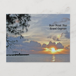 "ZONSONDERGANG BIJ RUM POINT STEIGER, GRAND CAYMAN BRIEFKAART