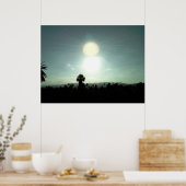 Zonsondergang bij Silverlake Poster (Keuken)