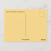 Zonsondergang bij Table Rock South Carolina Briefkaart (Achterkant)