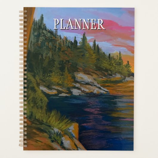 Zonsondergang bij Tubbs Hill Planner (Voorkant)