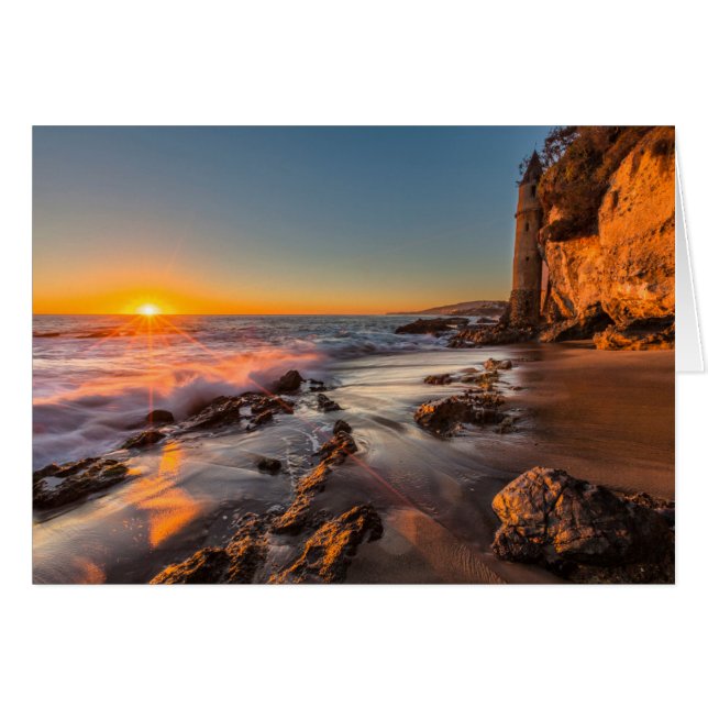 Zonsondergang bij Victoria Beach (Voorkant Horizontaal)
