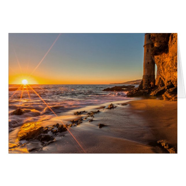 Zonsondergang bij Victoria Beach 2 (Voorkant Horizontaal)