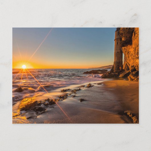 Zonsondergang bij Victoria Beach 2 Briefkaart (Voorkant)