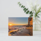 Zonsondergang bij Victoria Beach 2 Briefkaart (Staand voorkant)