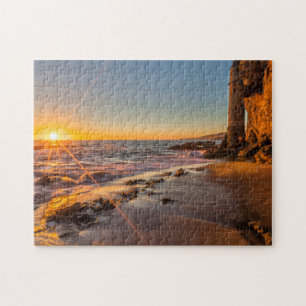 Zonsondergang bij Victoria Beach 2 Legpuzzel