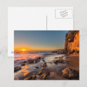 Zonsondergang bij Victoria Beach Briefkaart (Voorkant / Achterkant)