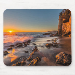 Zonsondergang bij Victoria Beach Muismat