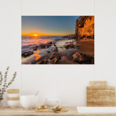 Zonsondergang bij Victoria Beach Poster (Keuken)
