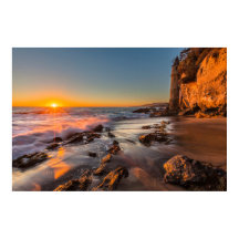 Zonsondergang bij Victoria Beach