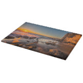 Zonsondergang bij Victoria Beach Snijplank (Hoek)