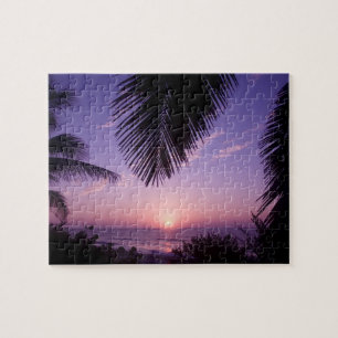 Zonsondergang bij West End, Cayman Brac, Kaaimanei Legpuzzel