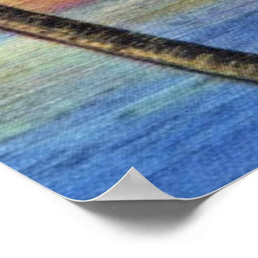 zonsondergang bij West Palm Beach Florida Poster (Hoek)